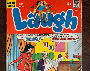 LAUGH #212 Archie Series Comics 1968 FN 6.0