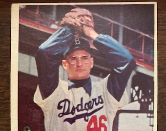 1957 Topps Baseball Card DON BESSENT #178 Brooklyn Dodgers EX+