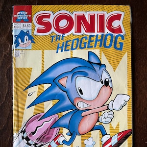 SONIC The HEDGEHOG #2 Archie Comics 1993 VG- 3.5 Newsstand Edition