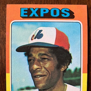 Carte de baseball Topps 1975 WILLIE DAVIS #10 des Expos de Montréal NRMT