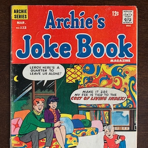 Archie&#39;s JOKE BOOK Magazine #122 Archie Series Comics 1968 VG- 3.5