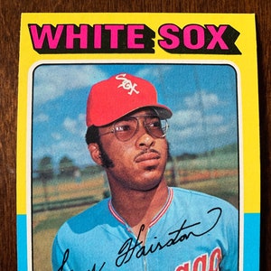 Cartão de beisebol Topps 1975 JERRY HAIRSTON #327 Chicago White Sox NRMT +