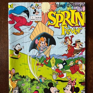 Spring Fever Character Walt Disney's SPRING FEVER #1 Disney Comics 1991 VF- 7.5 Miscut Cover ...