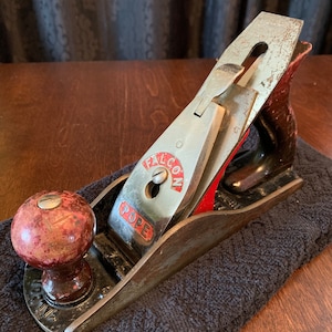 Vintage FALCON POPE 9 inch Wood Working Plane Smooth Bottom Australia