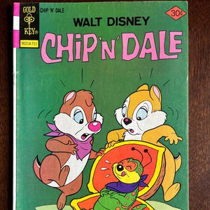 Walt Disney CHIP &#39;N&#39; DALE #49 Gold Key Comics 1977 Vg to FN 5.0