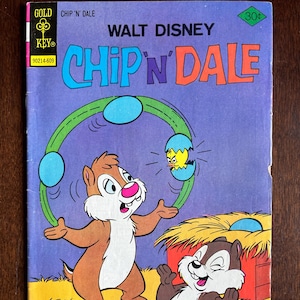 Walt Disney CHIP &#39;N&#39; DALE #42 Gold Key Comics 1976 VG+ 4.5