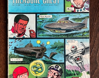 COFRE DEL TESORO de curiosidades y hechos n.° 1 Cómic 1968 Vg a Fn 5.0