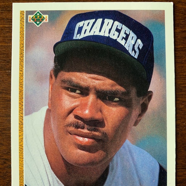 1991 Upper Deck NFL Football Card JUNIOR SEAU #343 Rookie Chargers