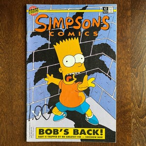 SIMPSONS COMICS #2 Bob's Back Patty & Selma Bongo Entertainment 1994 VG- 3.5"