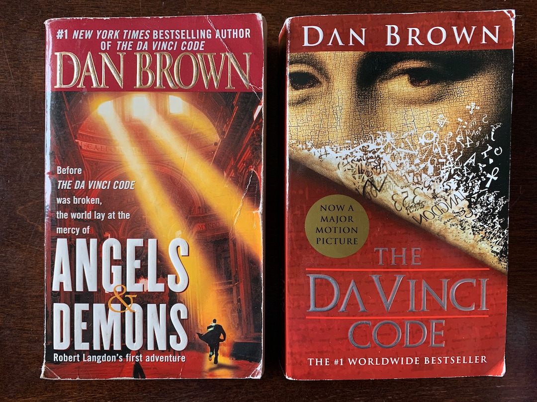 Angels and Demons and the DAVINCI CODE by Dan Brown 2000 Lot of 2 Books Etsy