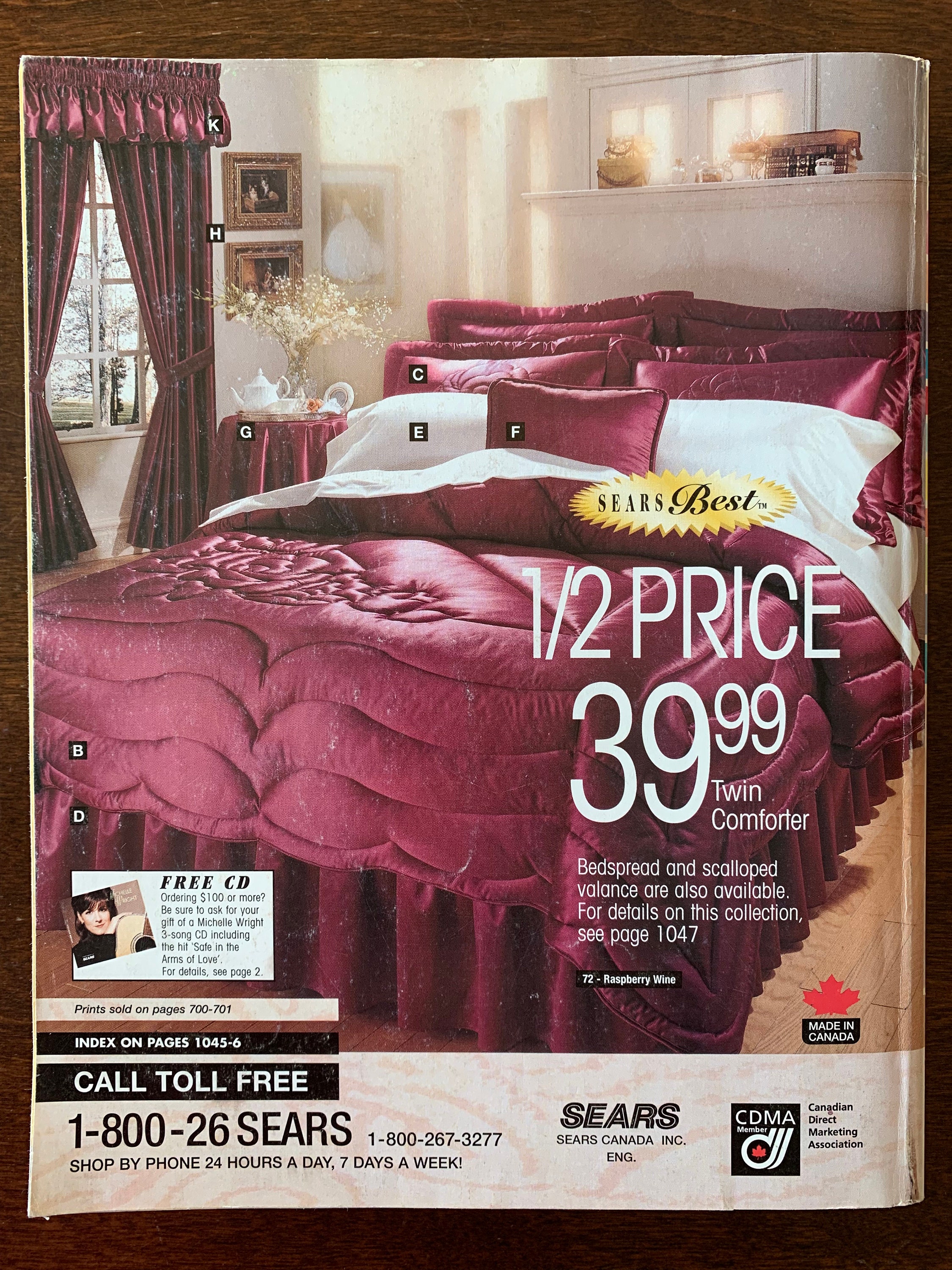 1997 Sears Fall & Winter Catalogue Canada Michelle Wright Etsy Canada