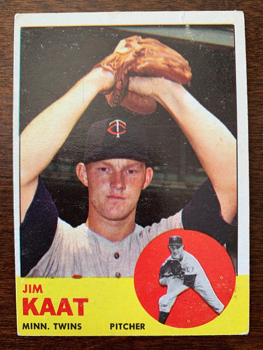 1963 Topps Baseball Card JIM KAAT 165 Minnesota Twins VG - Etsy