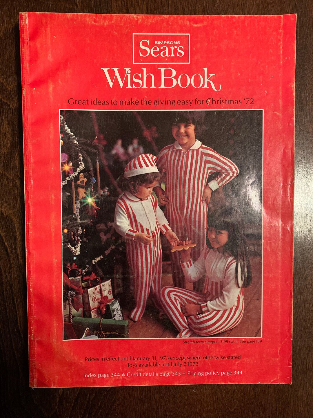 1972 Simpsons Sears Christmas Wish Book Catalogue Canada Etsy