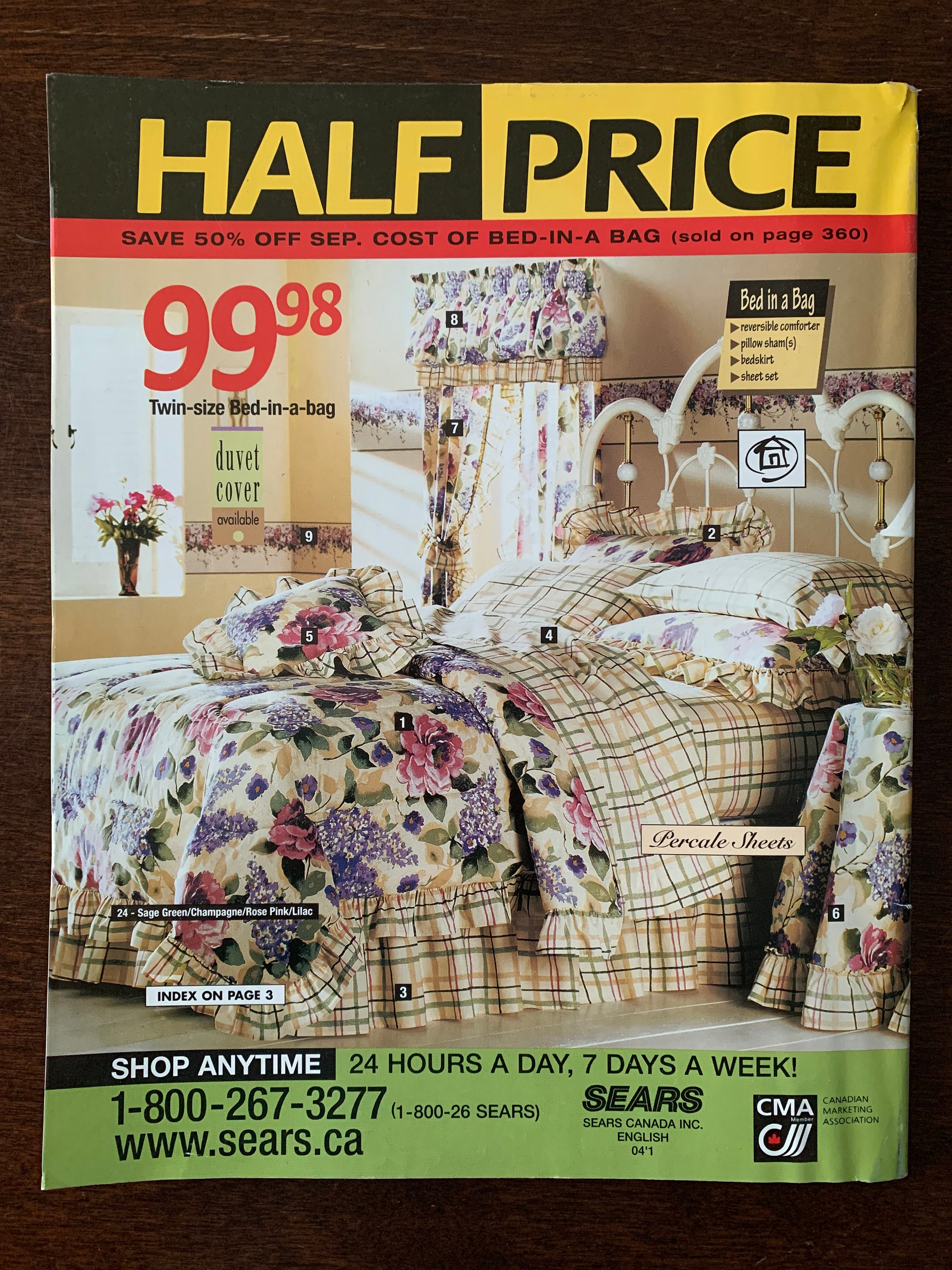 2001 Sears Spring Half Price Spectacular Sale Catalogue Canada
