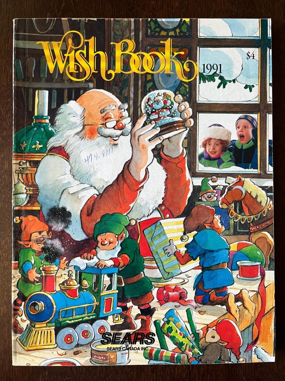 1991 SEARS Christmas WISH BOOK Gift Catalogue Canada - Etsy