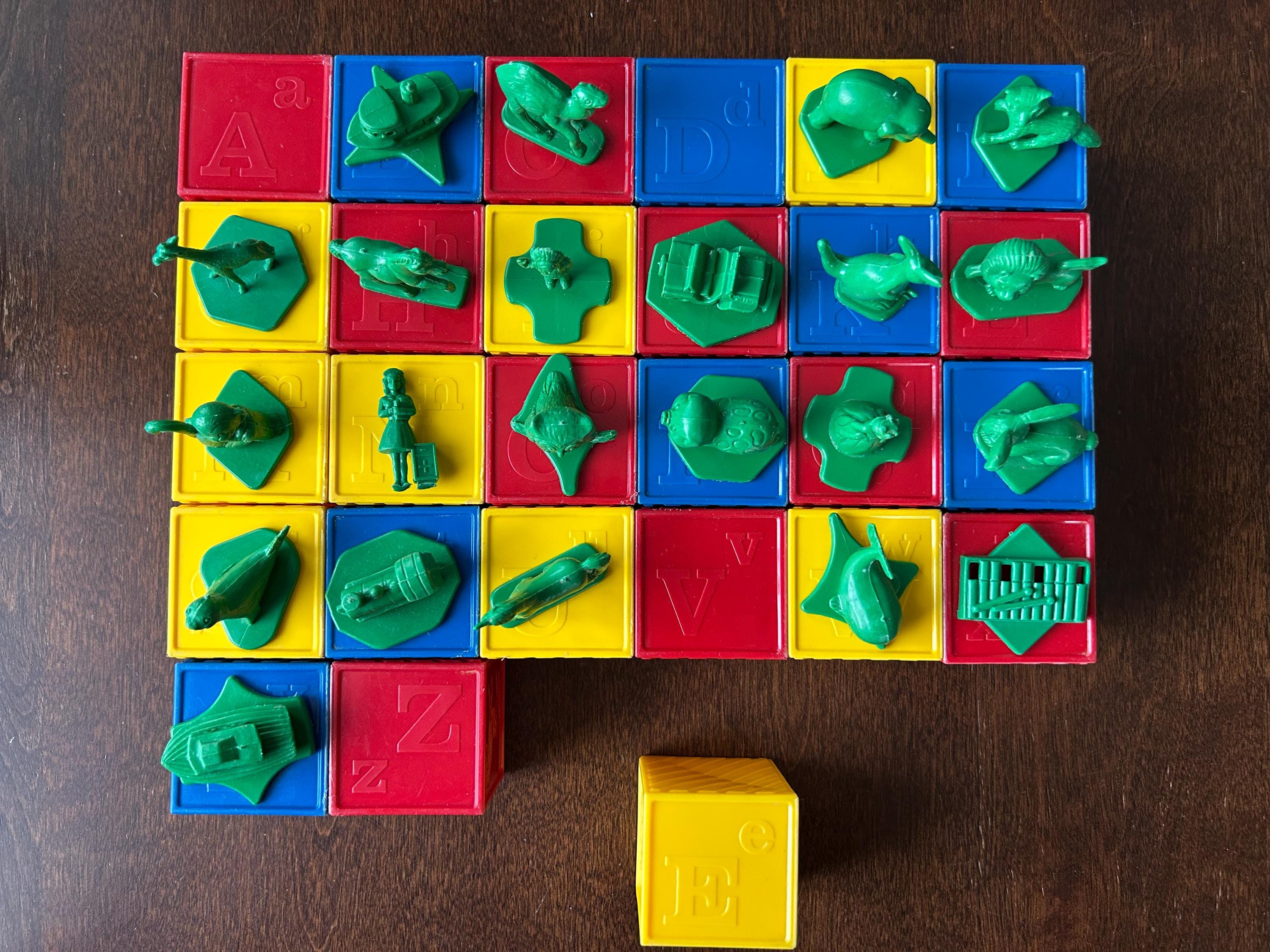 Tupperware BUSY BLOCKS Abc's Toy Playset 1970's 49pcs - Complete ...