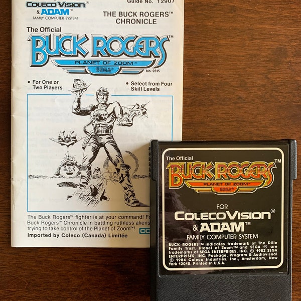 Buck Rogers Sur ColecoVision – Boîte Partiellement Scellée – Version PAL