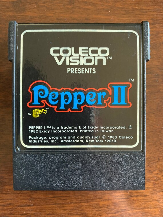 PEPPER II Colecovision 1983 Exidy - Etsy
