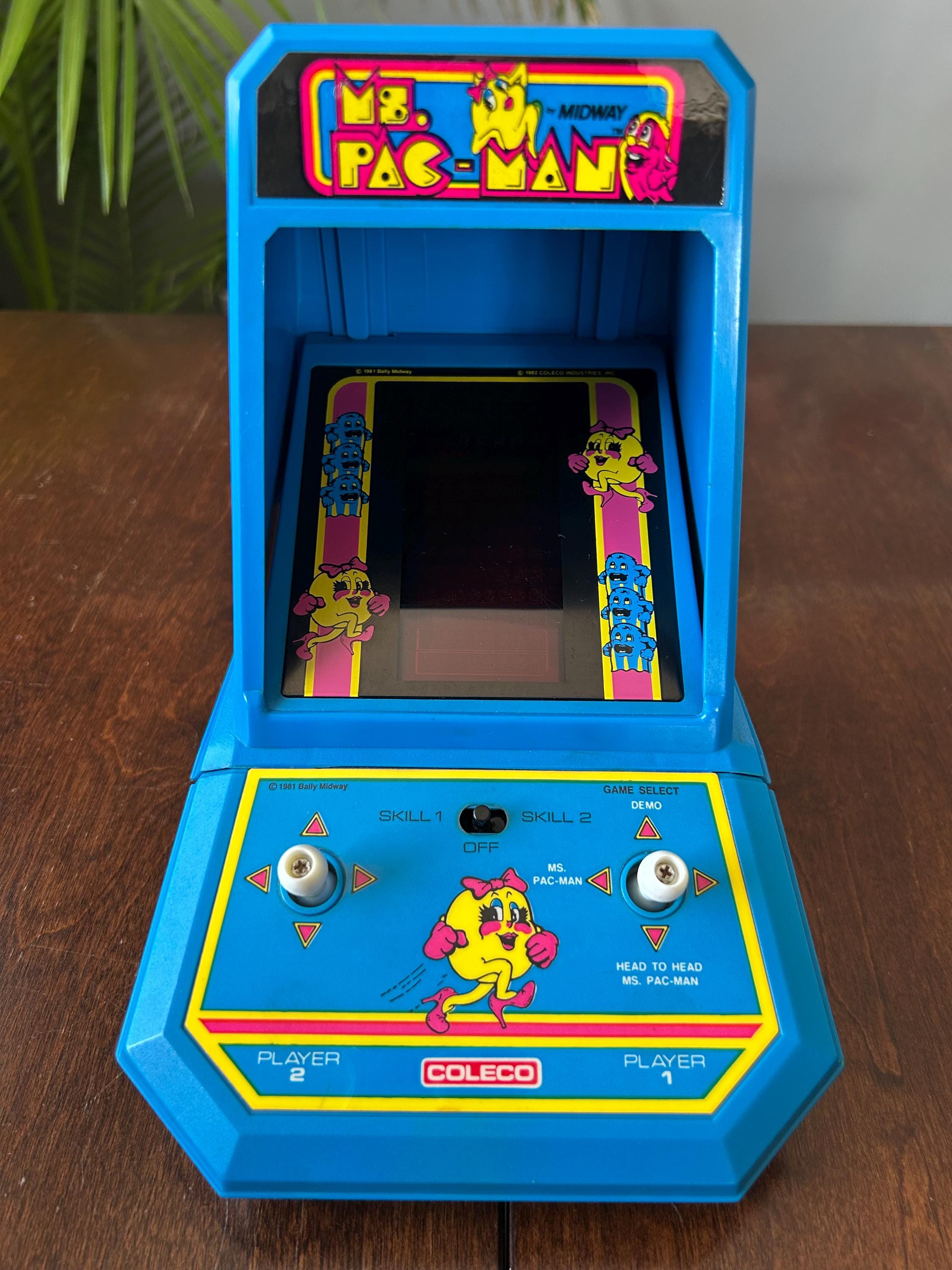 Vintage Coleco Electronic MS PACMAN Handheld Tabletop Game MIDWAY 1981 ...
