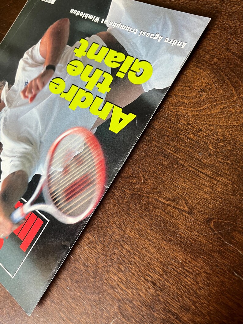 Agassi Smash Racket Sports ILLUSTRATED Andre the Giant ANDRE AGASSI Issue Jul 13, 1992 ...