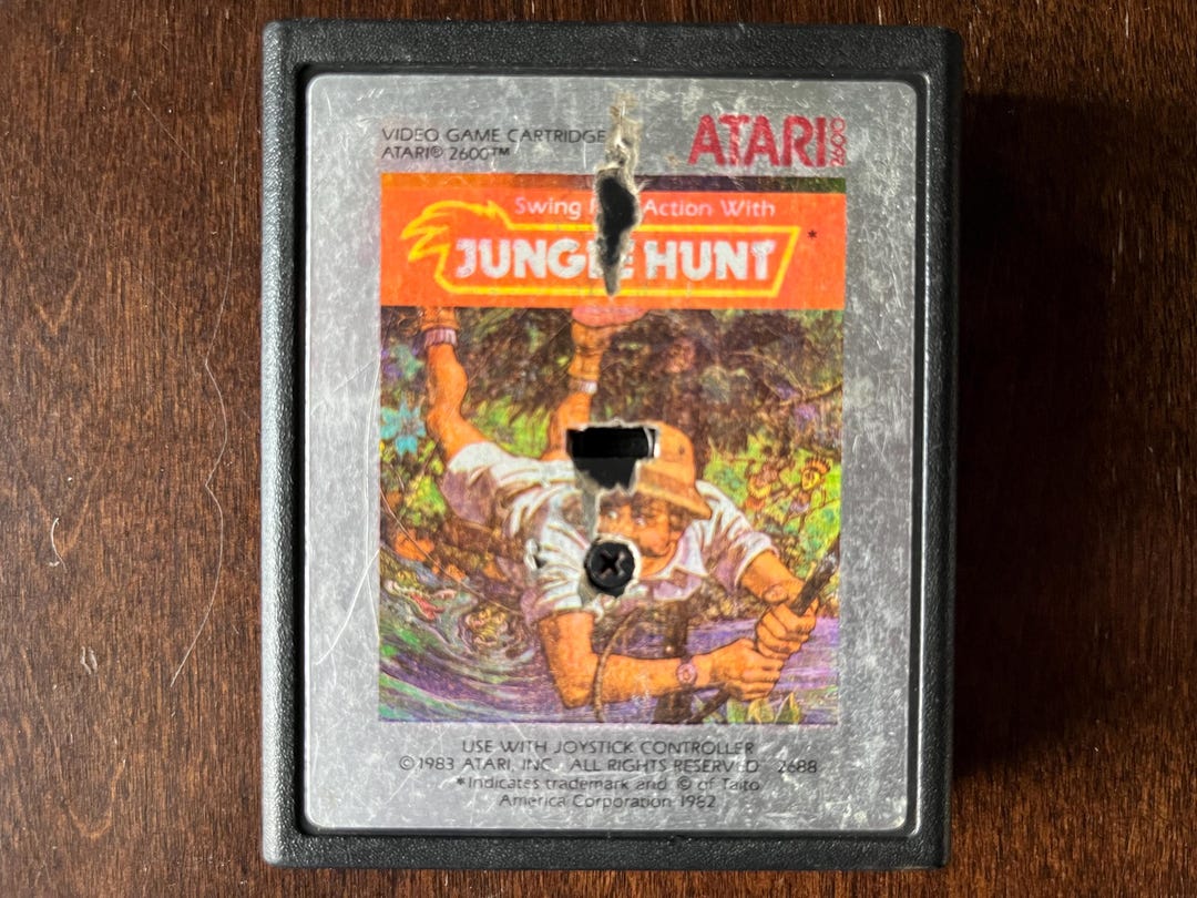 Jungle Hunt Sur Atari 2600 - Cartouche Seule, Jeu Vintage 1983
