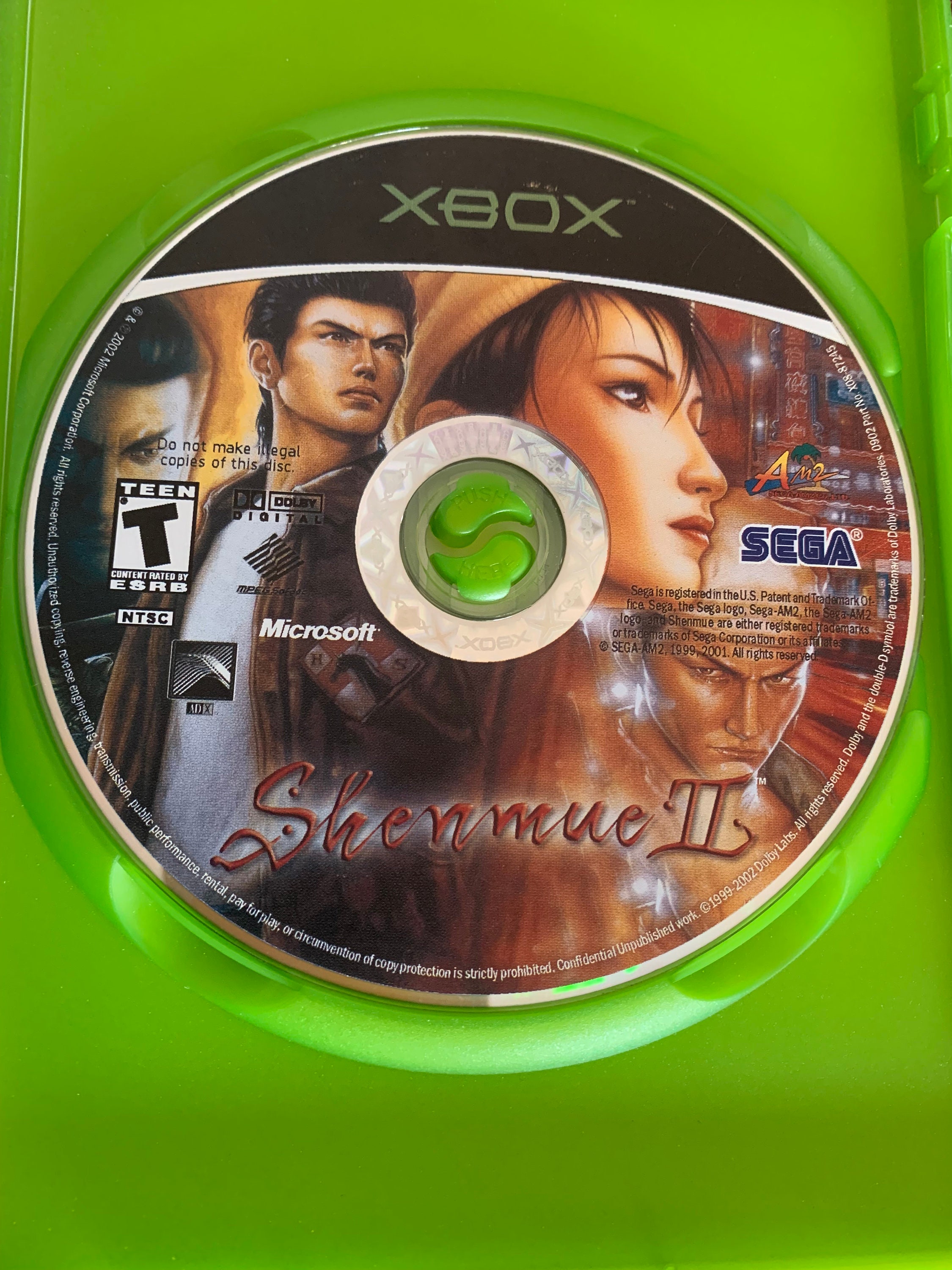 Shenmue II  2  - Microsoft Xbox - PAL FR - Avec Notice Et DVD Shenmue The Movie