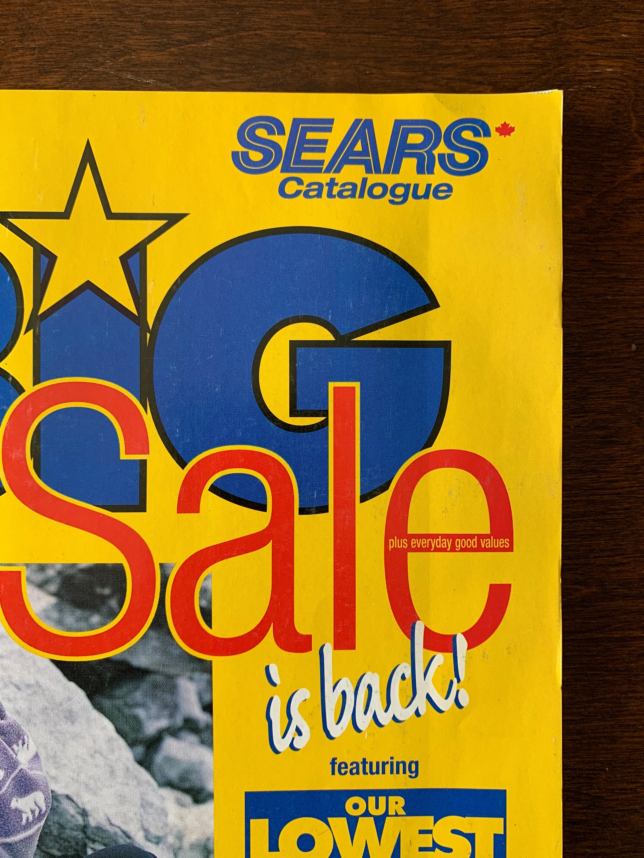 1998 Sears the Big Sale FALL Catalogue Canada Rare Etsy Canada