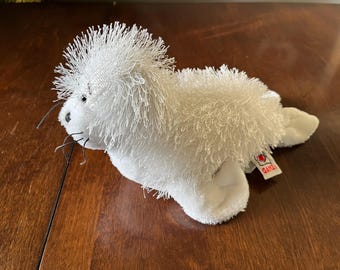 Ganz Webkinz SEAL White Plush Toy HM023 Stuffed Animal NO Code