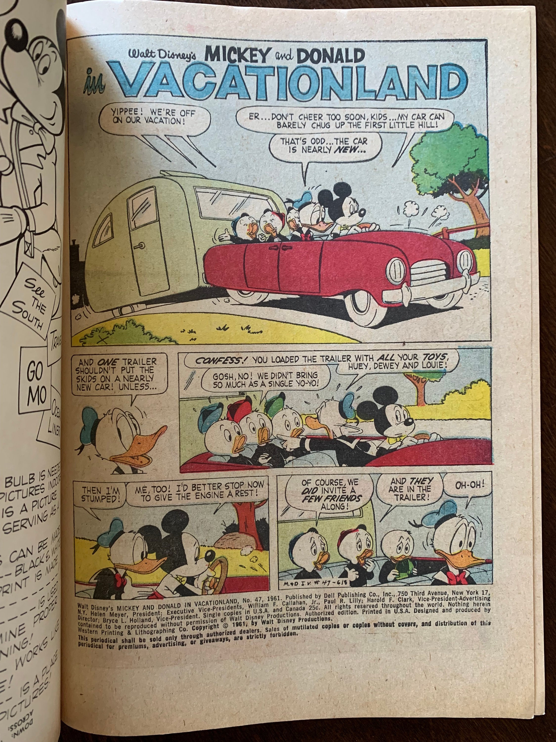 Walt Disney's Mickey & Donald in Vacationland #47 Dell Giant