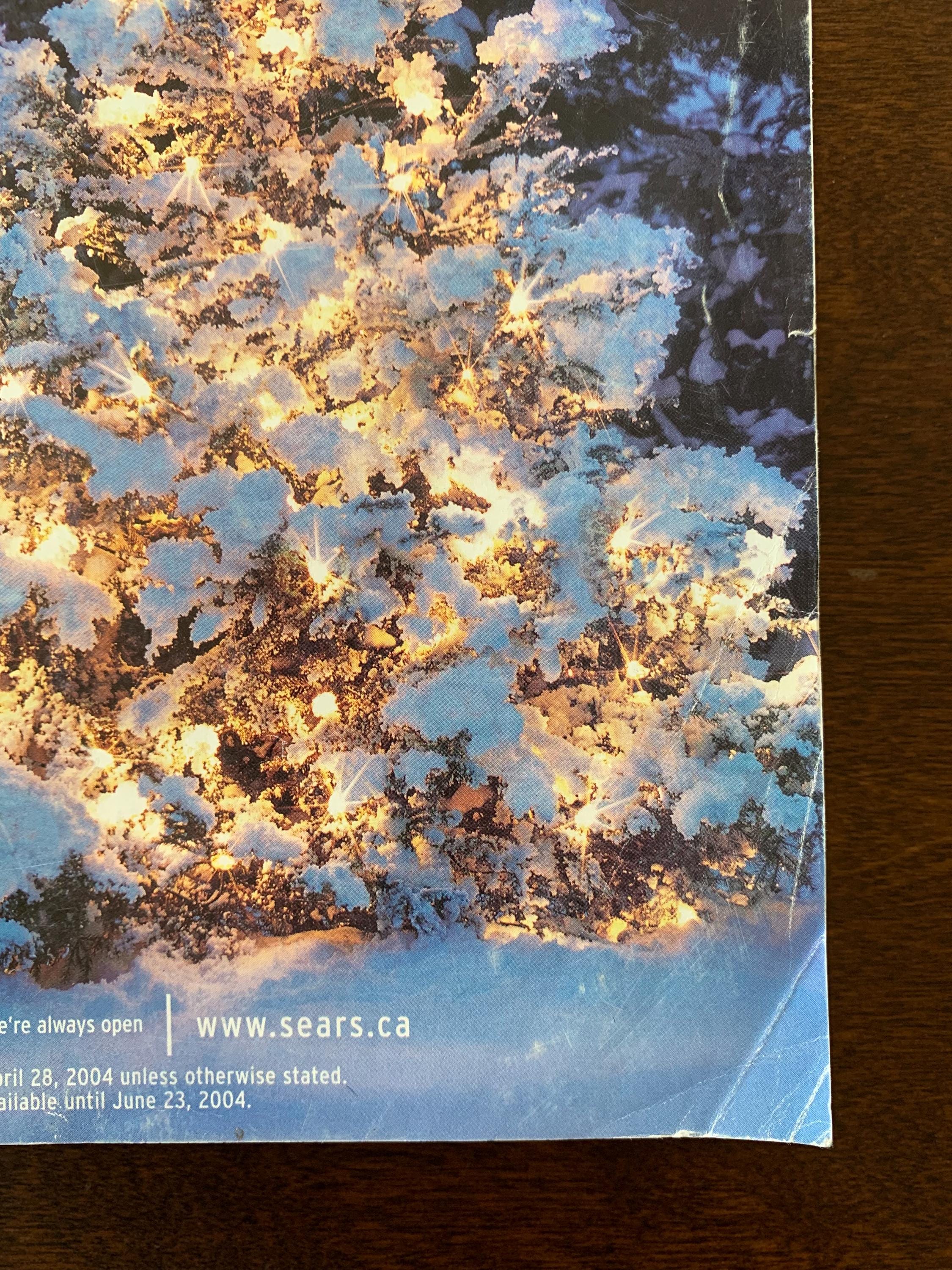 2003 Sears Christmas Wish Book Gift Catalogue Canada - 50th