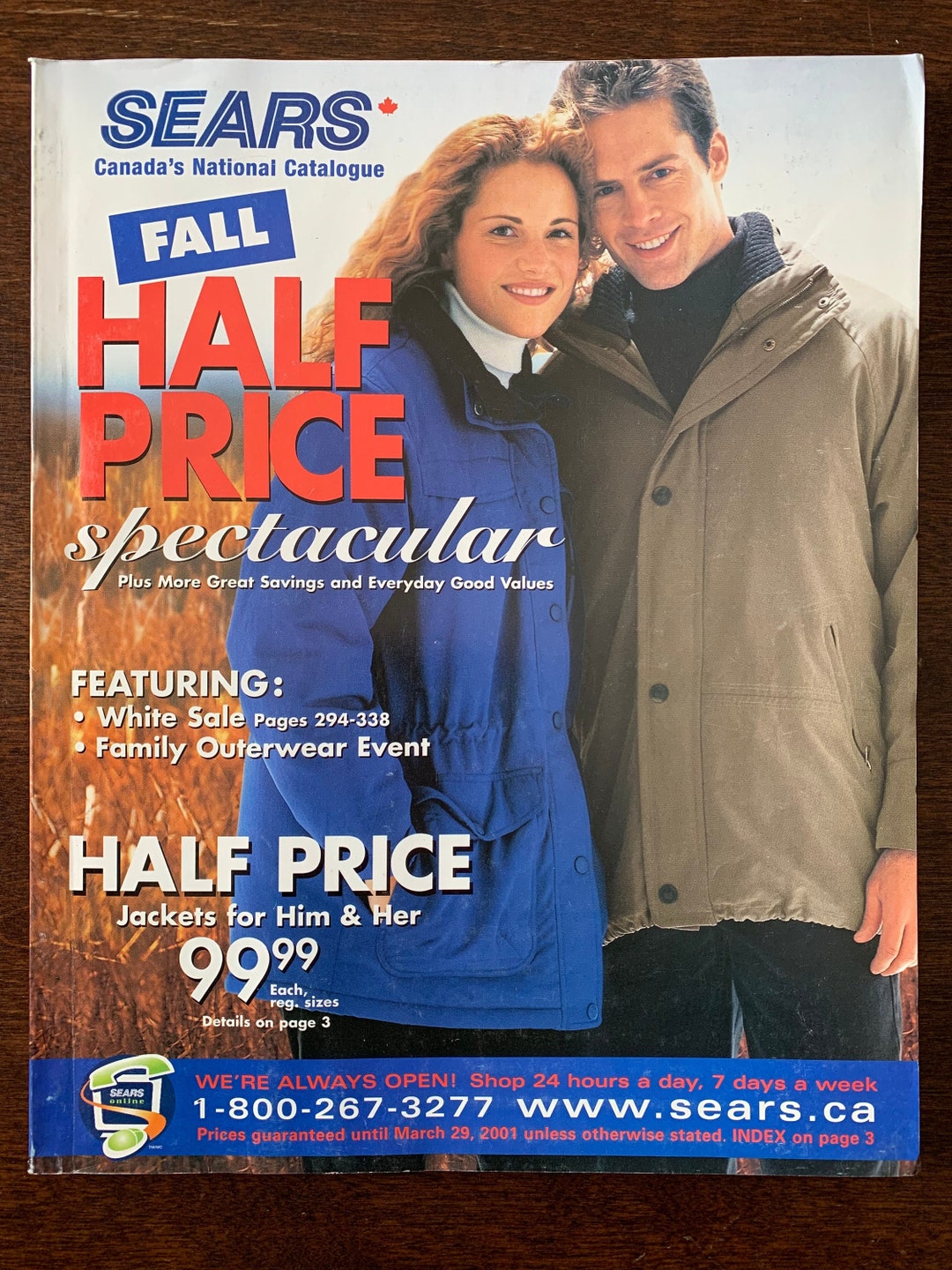 2000 Sears FALL Half Price Spectacular Sale Catalogue Canada Rare Etsy