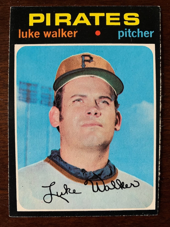 1971 Topps Baseball Card LUKE WALKER 534 Pittsburgh Pirates 