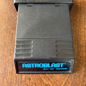 Videojuego ASTROBLAST Atari 2600 Cartucho MATTEL 1982 - ¡Funciona!
