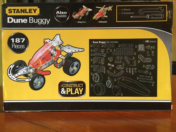 Stanley Construct Play Dune Buggy 187 Piece Set High Quality