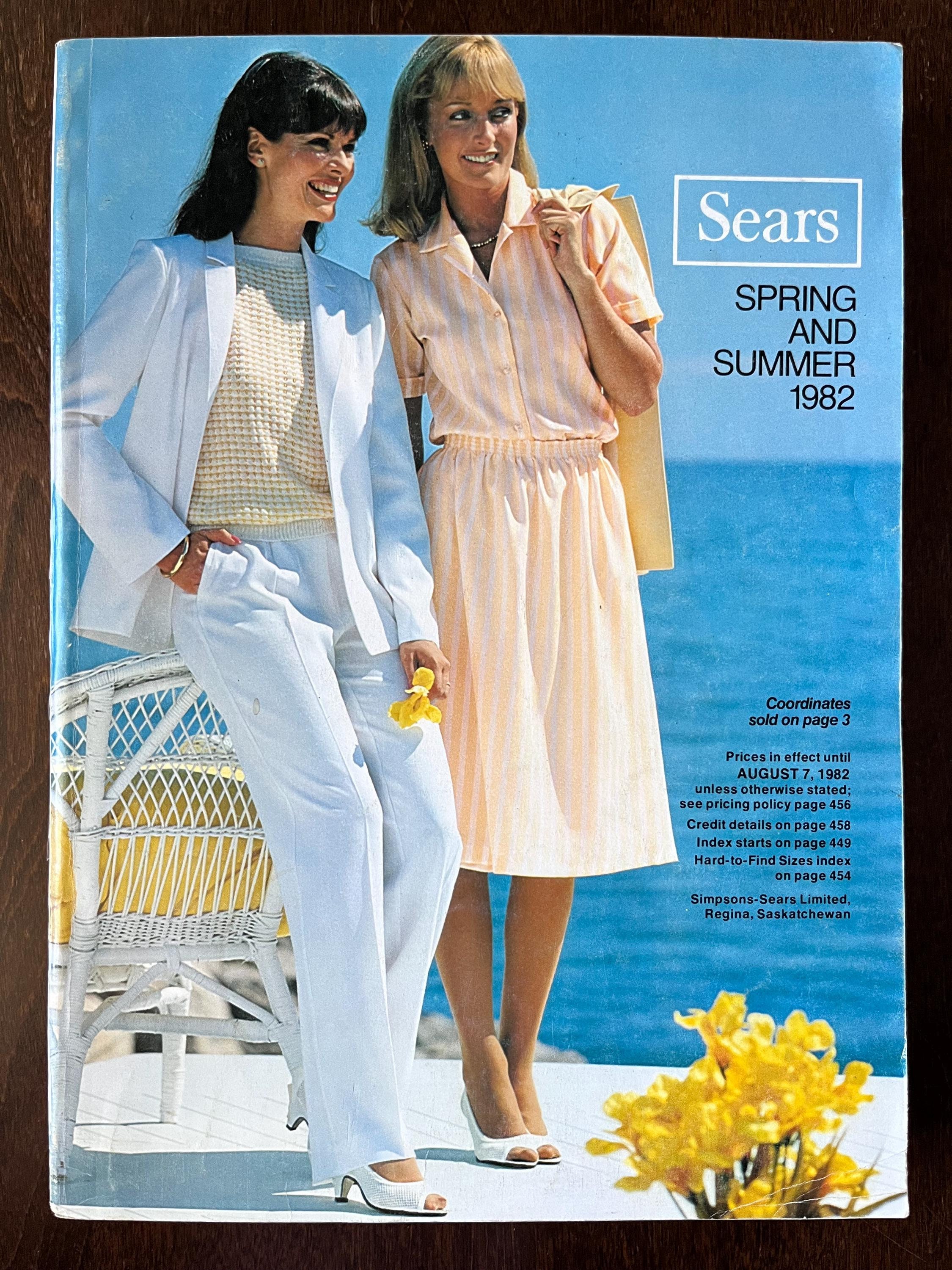 1982 Sears Spring & Summer Catalogue Canada - Etsy Norway
