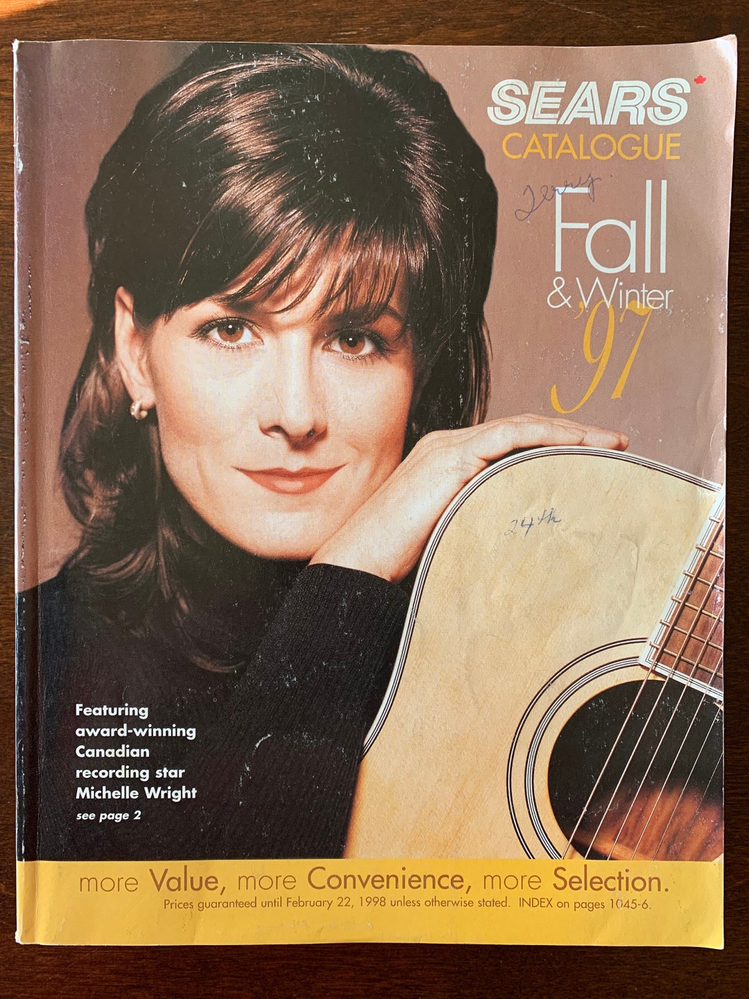 1997 Sears Fall & Winter Catalogue Canada Michelle Wright Etsy