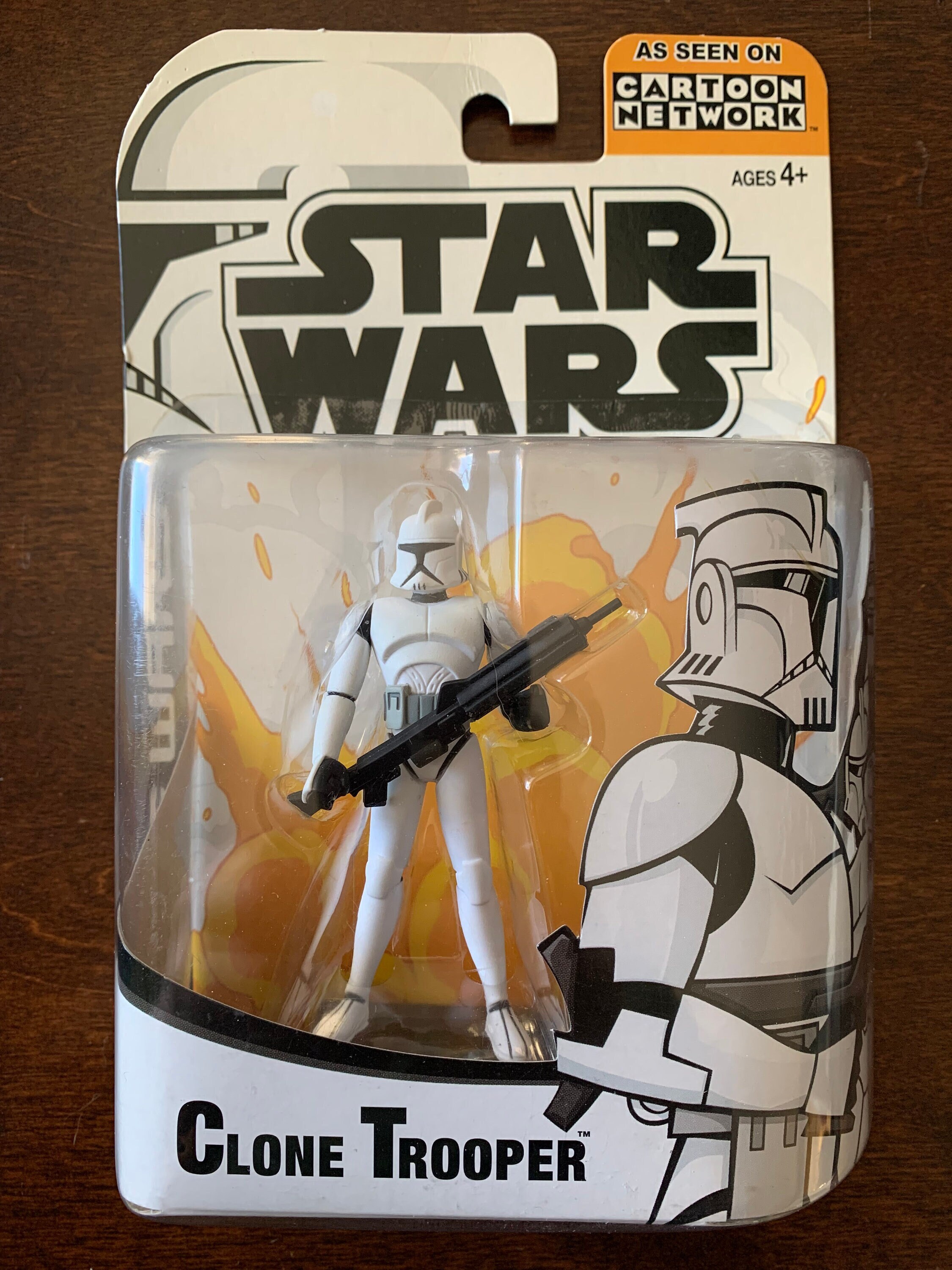 Star Wars Clone Wars CLONE TROOPER Cartoon Network 2003 Hasbro