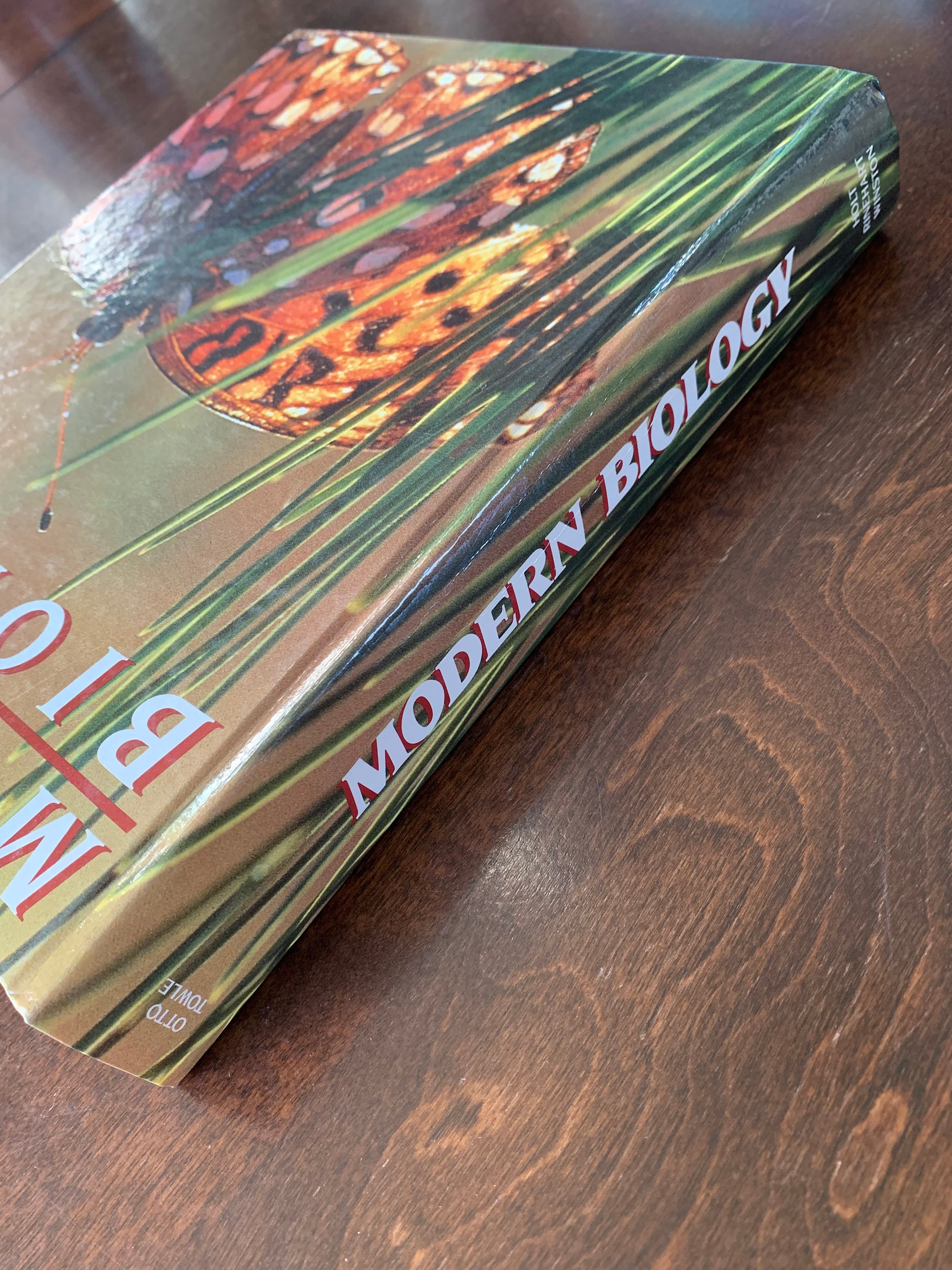 MODERN BIOLOGY TextBook by James H. Otto & Albert Towle 1985