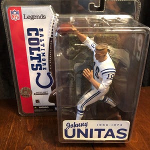 McFarlane Sports NFL Legends Series 1 Colts JOHNNY UNITAS figure 2005 Variant