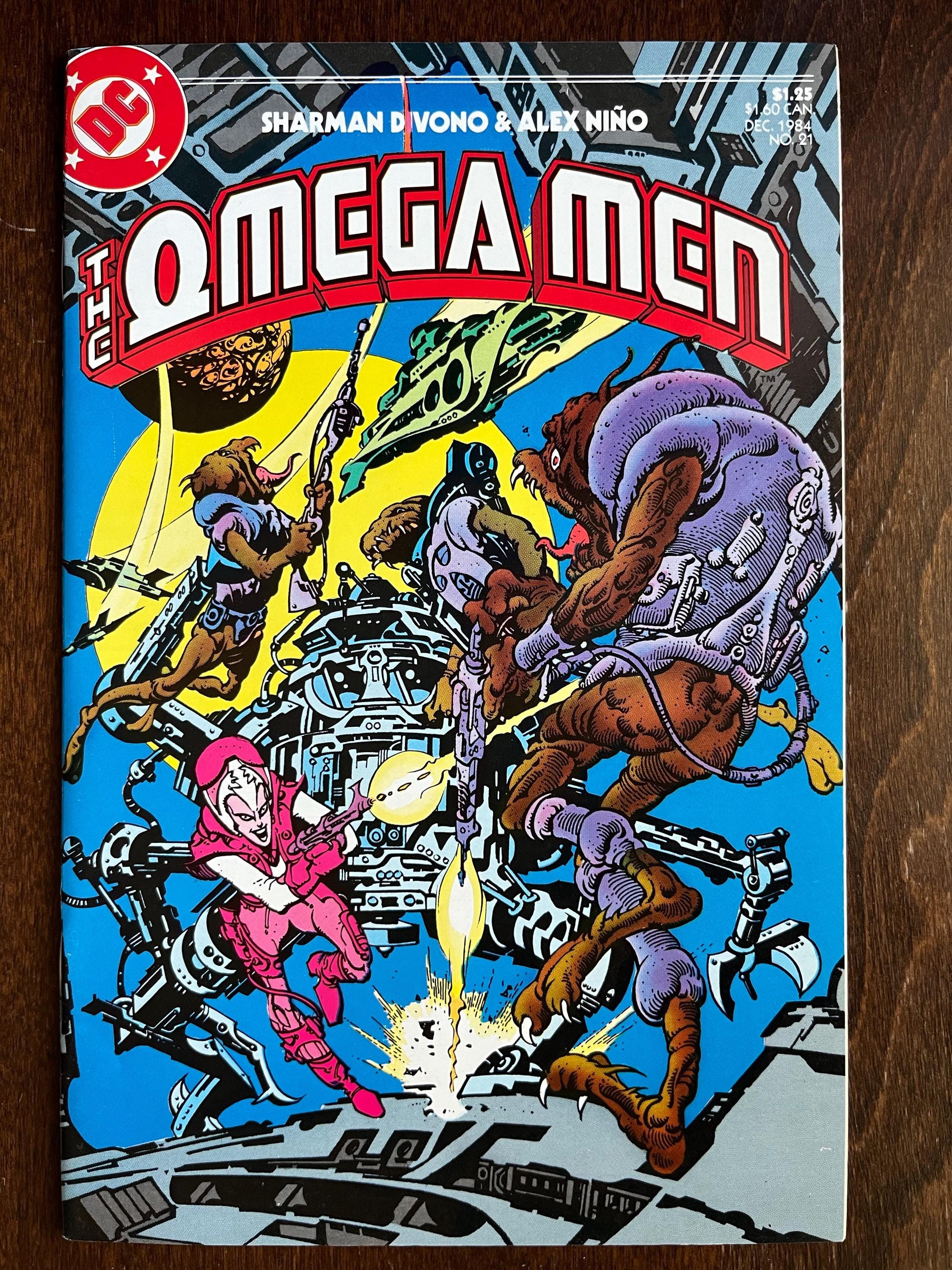 The OMEGA MEN #21 DC Comics 1984 Nm+ 9.6 - Etsy