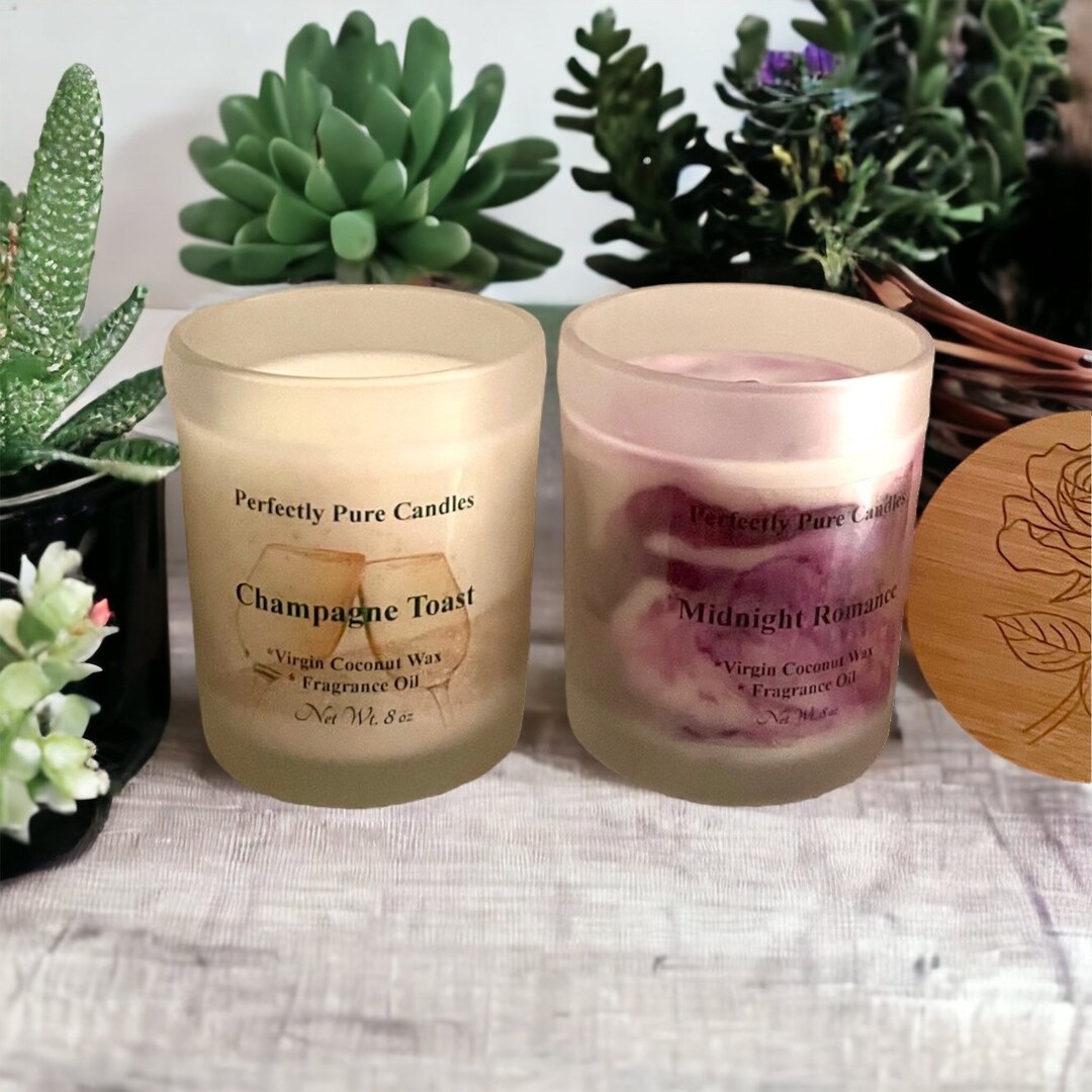 Unique Marbled Wax Candle in a Variety Fruit Bakery Etsy