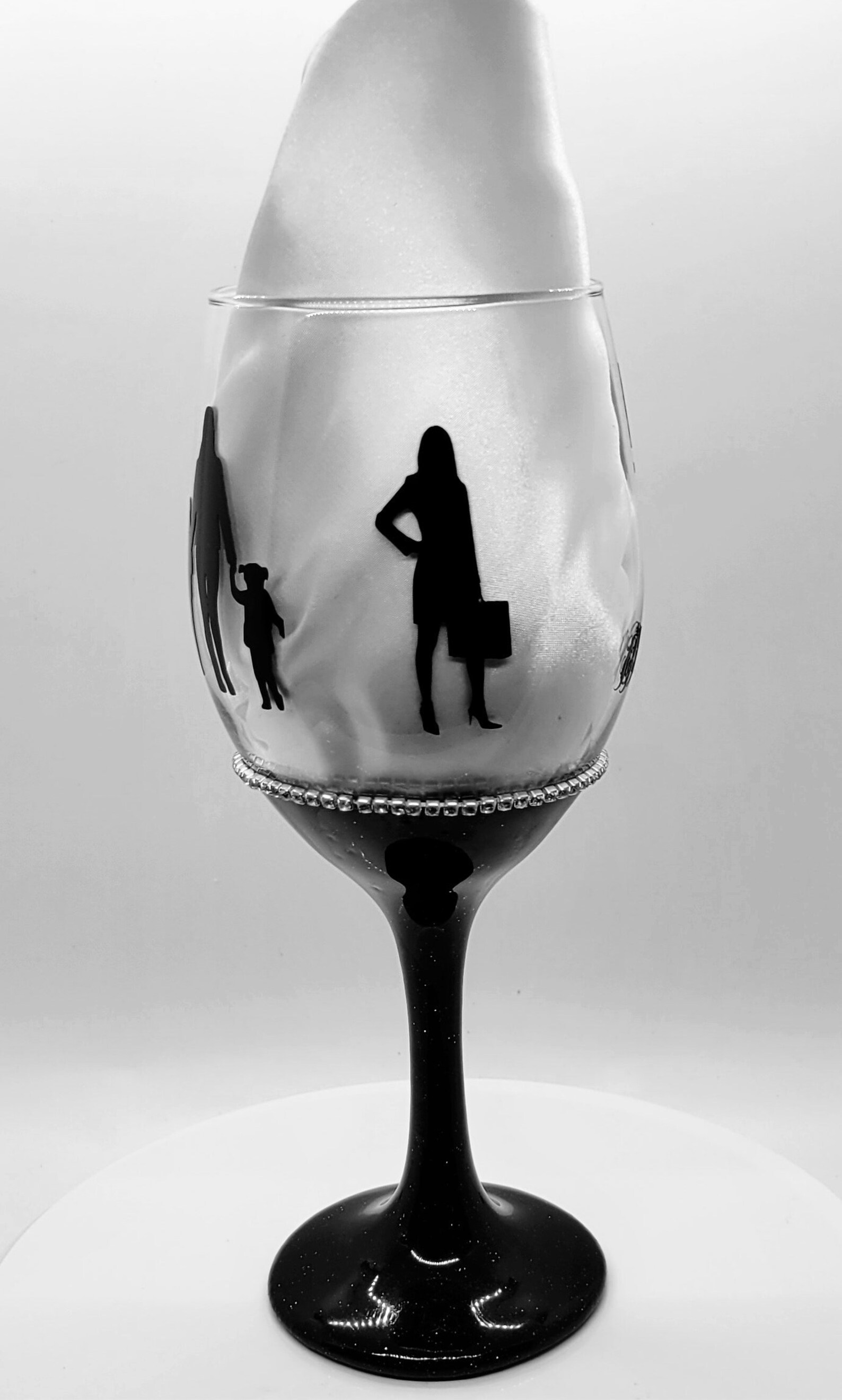 Black Girl Magic, Black Girl Magic Wine Glass, BGM Wine Glass Etsy