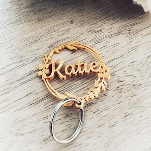 Wedding Place Cards / Wedding Keyring/Names/ Birthday 3D printed/Wedding Place Names, Personalised Wedding Table Decorations, wedding favour