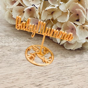 Staande plaatskaarten bruiloft / namen / verjaardag 3D-geprint. Plaatsnamen bruiloft, gepersonaliseerde huwelijksdecoraties, bedankje, babyshow