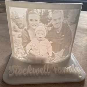 Gepersonaliseerde 3D-print: Moederdagcadeau, huwelijkscadeau, verjaardagscadeau, herinneringscadeau