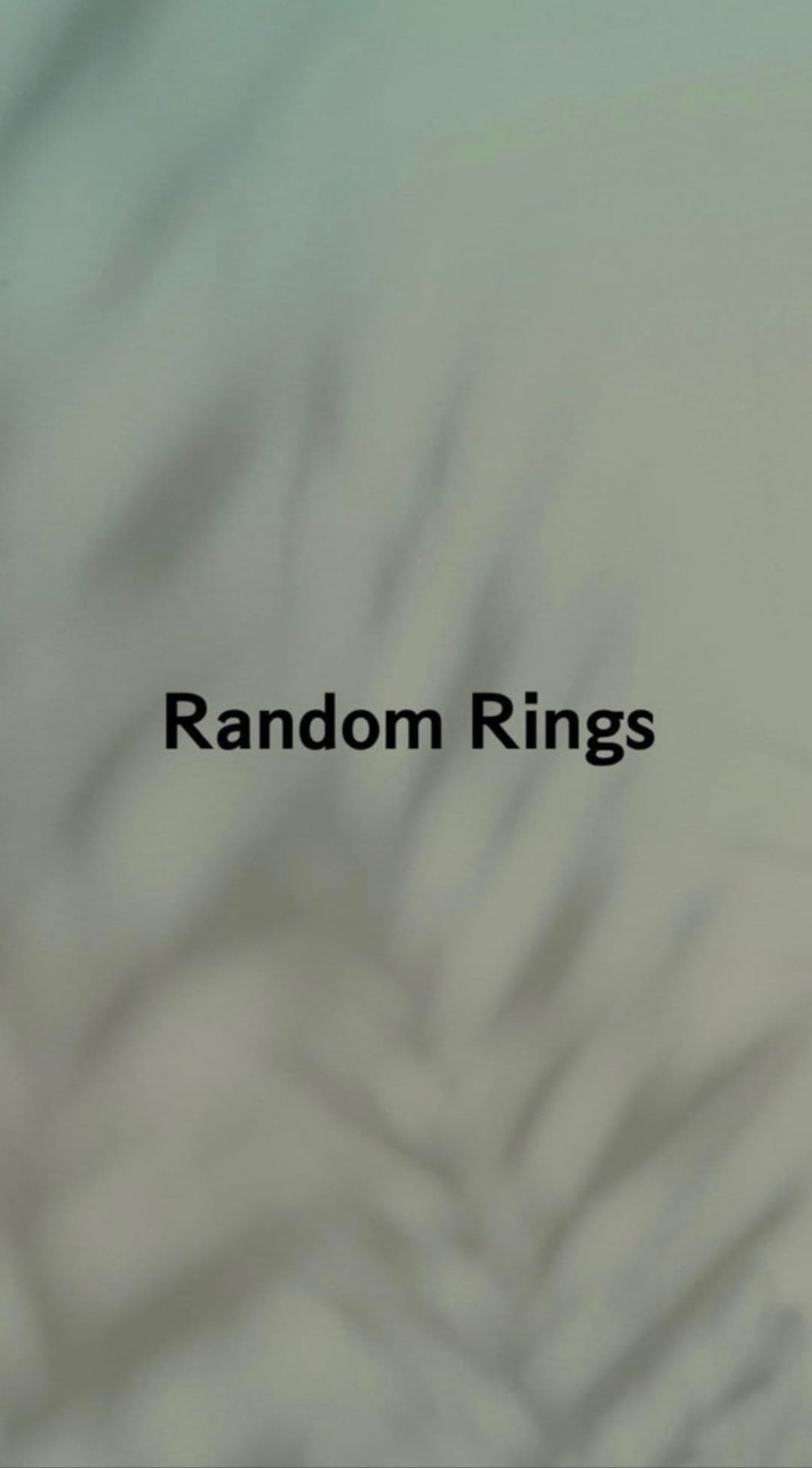 Random Rings - Etsy