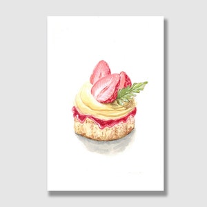 Gâteau carte postale / carte d'anniversaire / carte de voeux / carte cadeau / tirage d'art