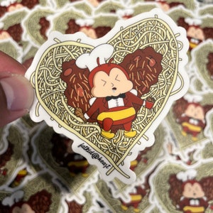 Adesivo FatKid@Heart &quot;Joli-BAE&quot; de desenho animado para garrafa de água para laptop e decalque de vinil (FRETE GRÁTIS)