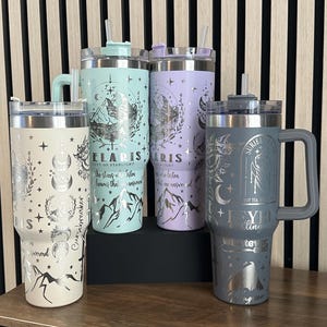 Velaris ACOTAR Becher 40oz | Stadt des Sternenlichts Tasse | Fantasy Buch-Liebhaber Geschenk | ACOTAR Merch