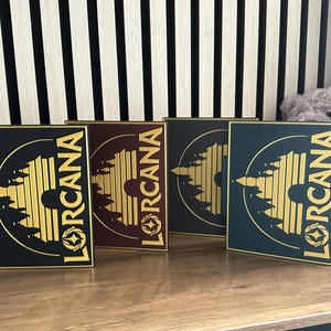 Lorcana Zauberbuch Aufbewahrungsbox | Premium Sammelkartenhalter - Inspiriert von: Disney Lorcana Trading Card Game